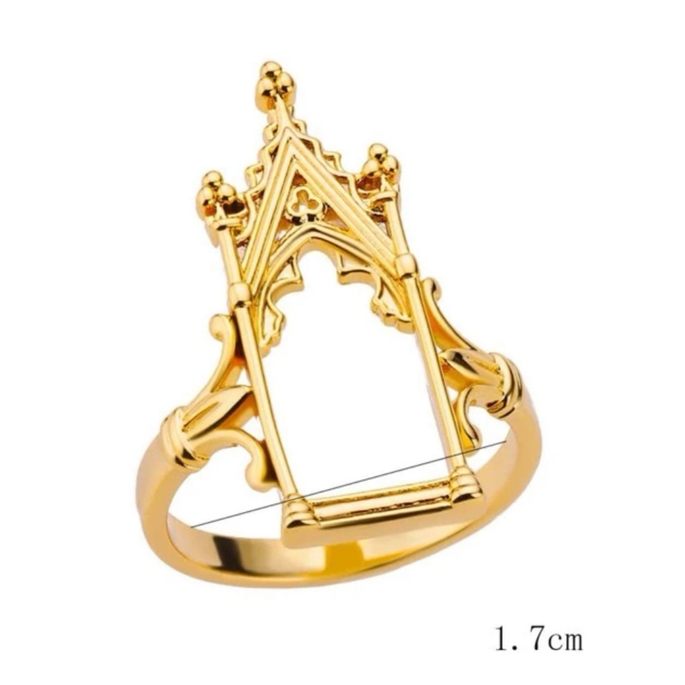 Gold Frame Ring - Picture 5 of 7